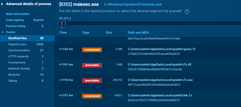 The Click fix MSI FileModif